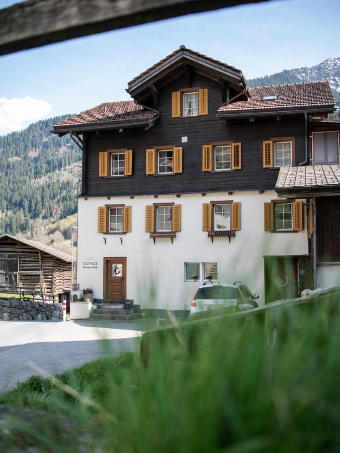 Casa Pasch - Boutique Bed And Breakfast In Cumpadials Sumvitg 외부 사진